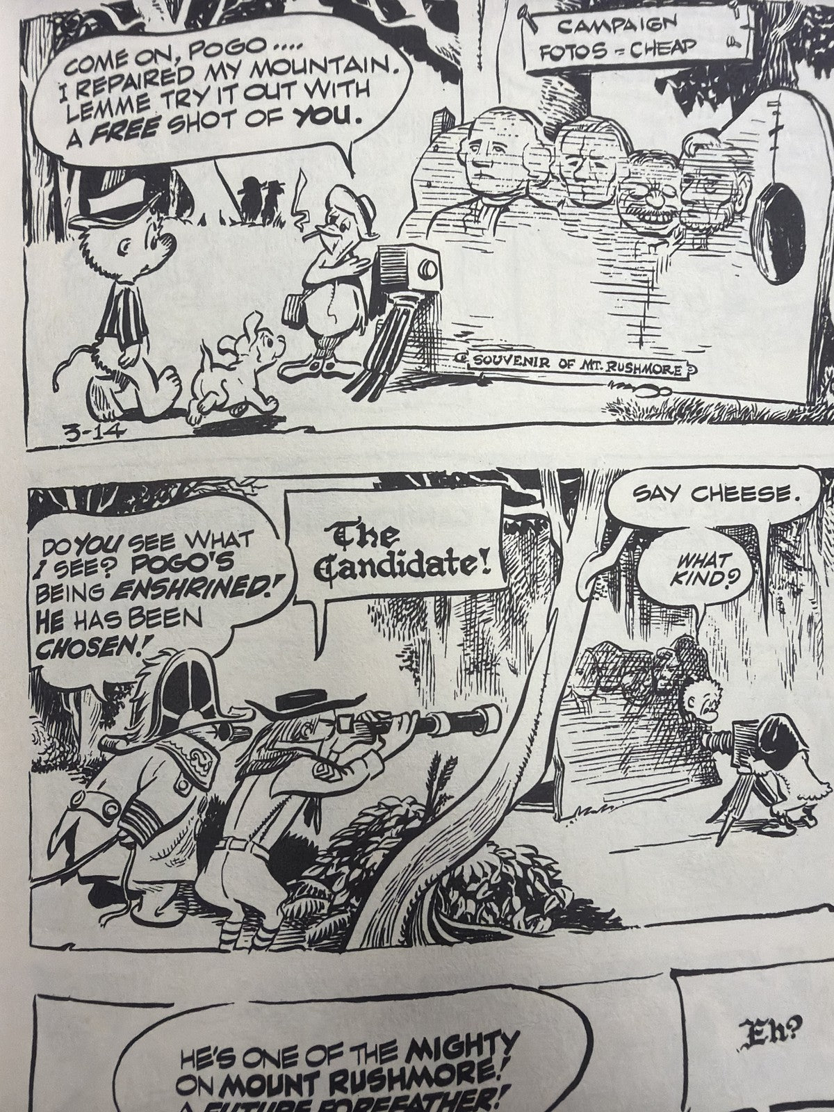 Walt Kelly Equal Time for Pogo Comic Book 1967 First Printing Used