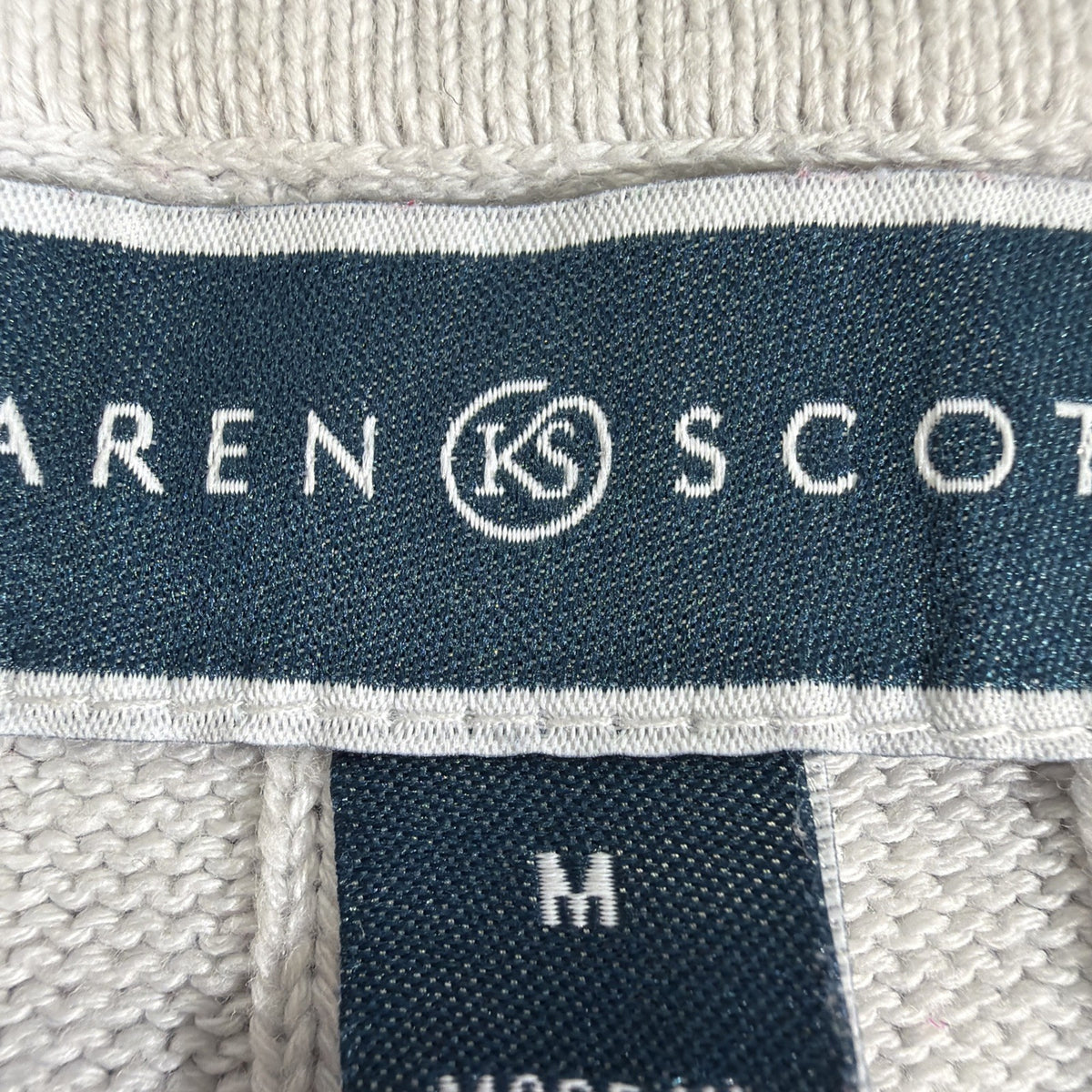 KAREN SCOTT (XL) MULTICOLOR KNIT  CREW  NECK SWEATER TOP
