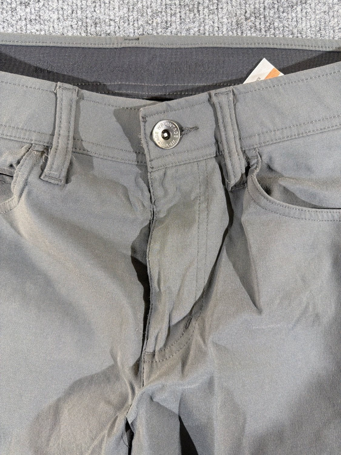 EU 32 Weatherproof Vintage Men's 32x30 Performance Stretch Chino Pants Gray