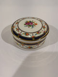 Mikasa Blossom Bouquet Porcelain Trinket Box Small Floral Gold Trim UT127/682