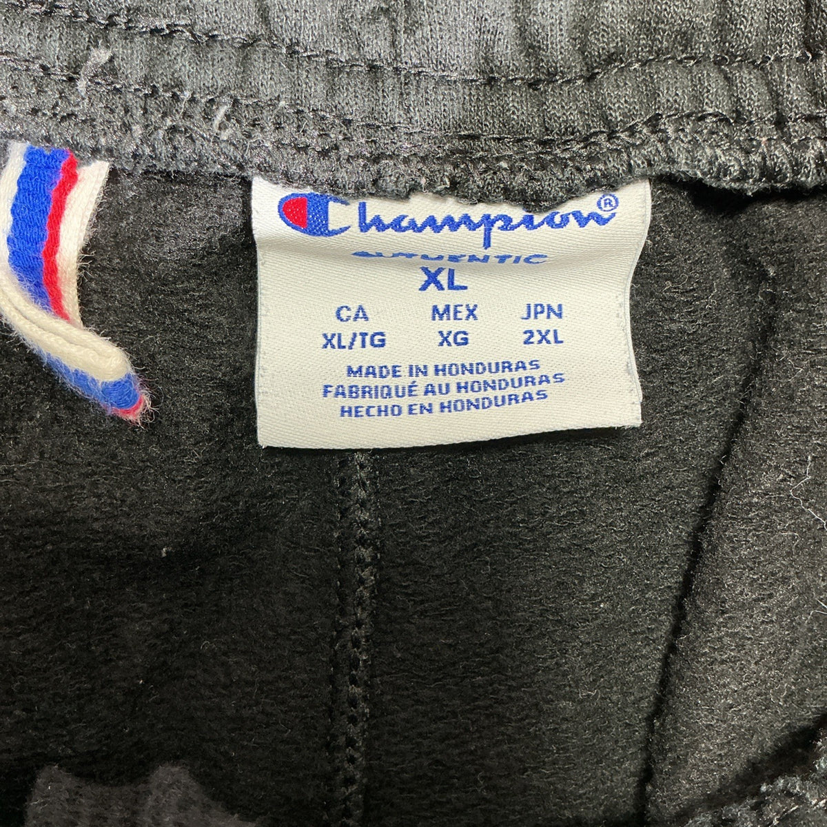 Vintage Champion Call Out Logo Sweatpants SIZE X LARGE Black BARGAIN Urban Fashi
