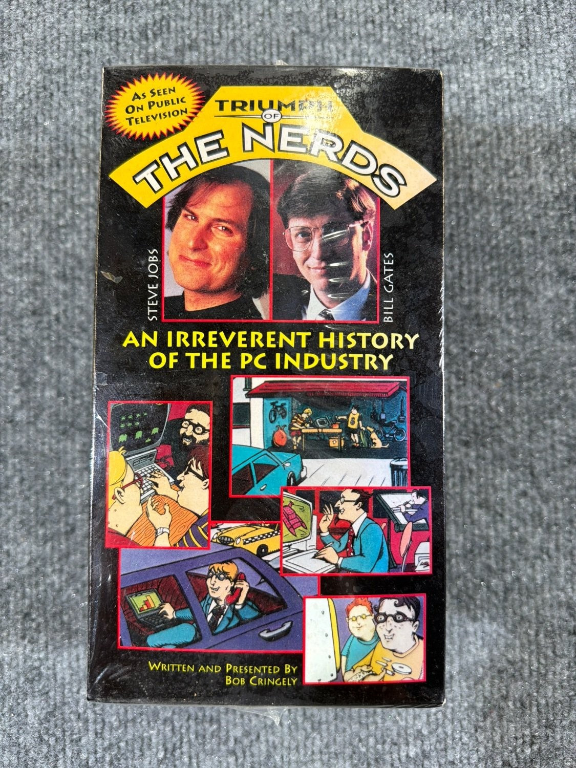 Vintage Triumph of the Nerds History of the PC Industry Steve Jobs Bill Gates 3