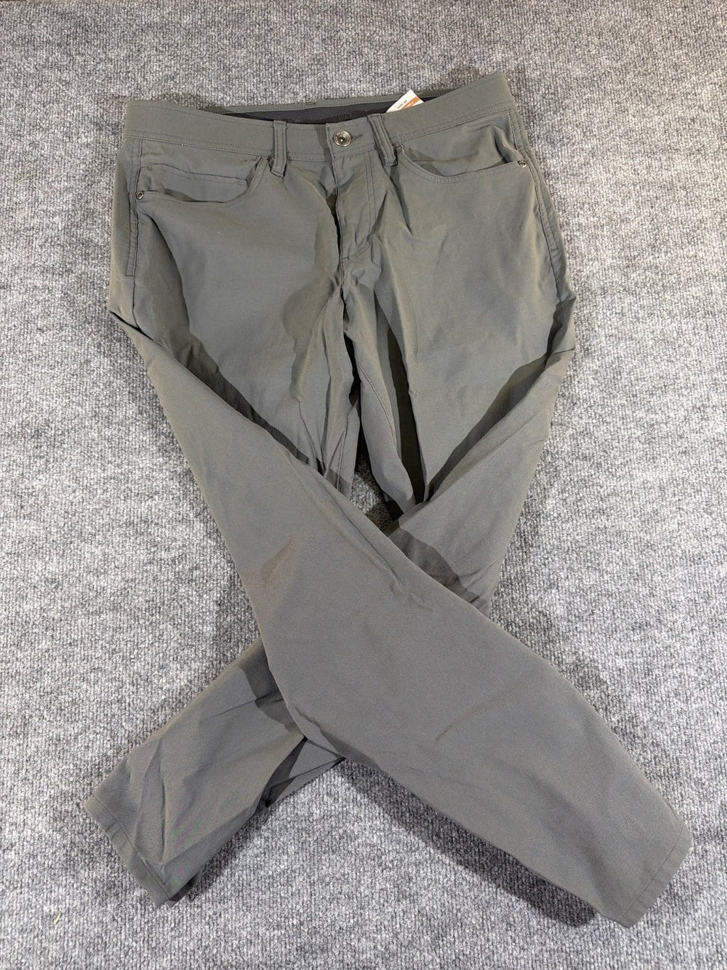 EU 32 Weatherproof Vintage Men's 32x30 Performance Stretch Chino Pants Gray