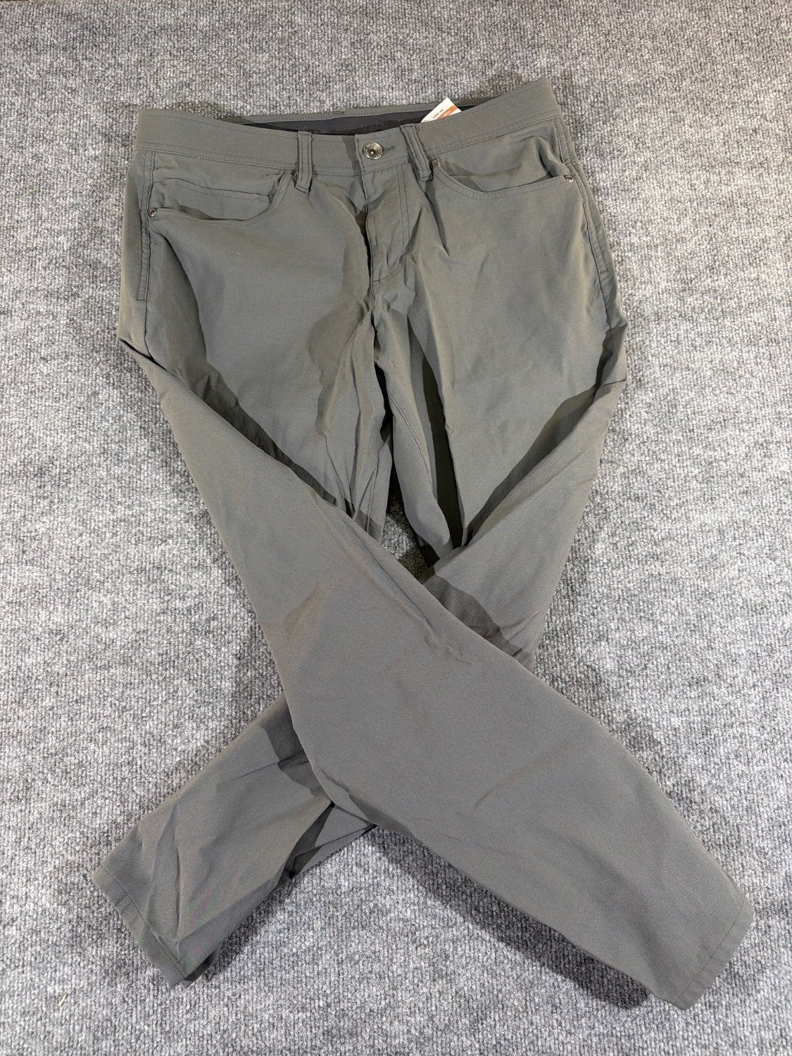 EU 32 Weatherproof Vintage Men's 32x30 Performance Stretch Chino Pants Gray