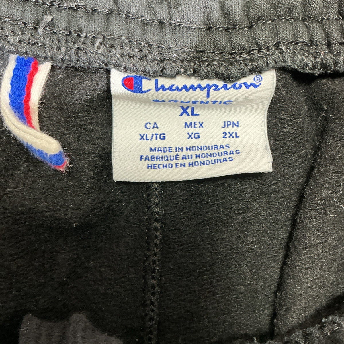 Vintage Champion Call Out Logo Sweatpants SIZE X LARGE Black BARGAIN Urban Fashi