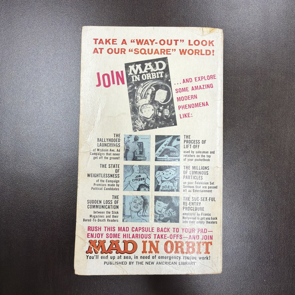 MAD Magazine Paperback Book: #13 MAD IN ORBIT 1962 Signet 1st Print VG