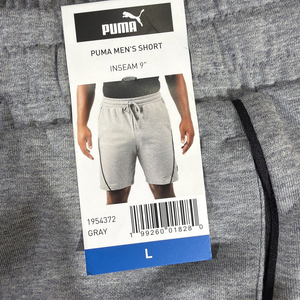 Game Time Sweat Shorts Mens Large Heather Gray Moisture Wicking Flex Fit Urban