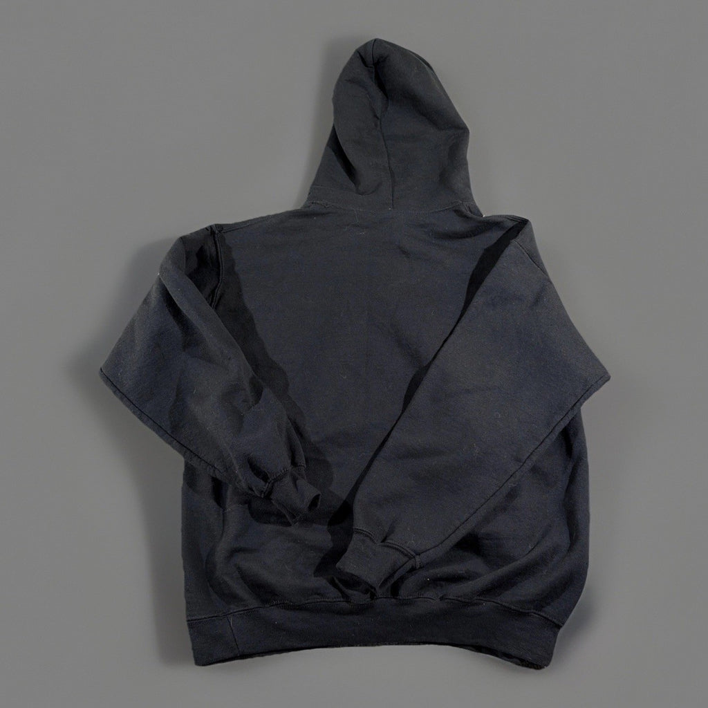 Gildan Black  Hoodie - Size Medium Urban Fashion Street Design Long Sleeve