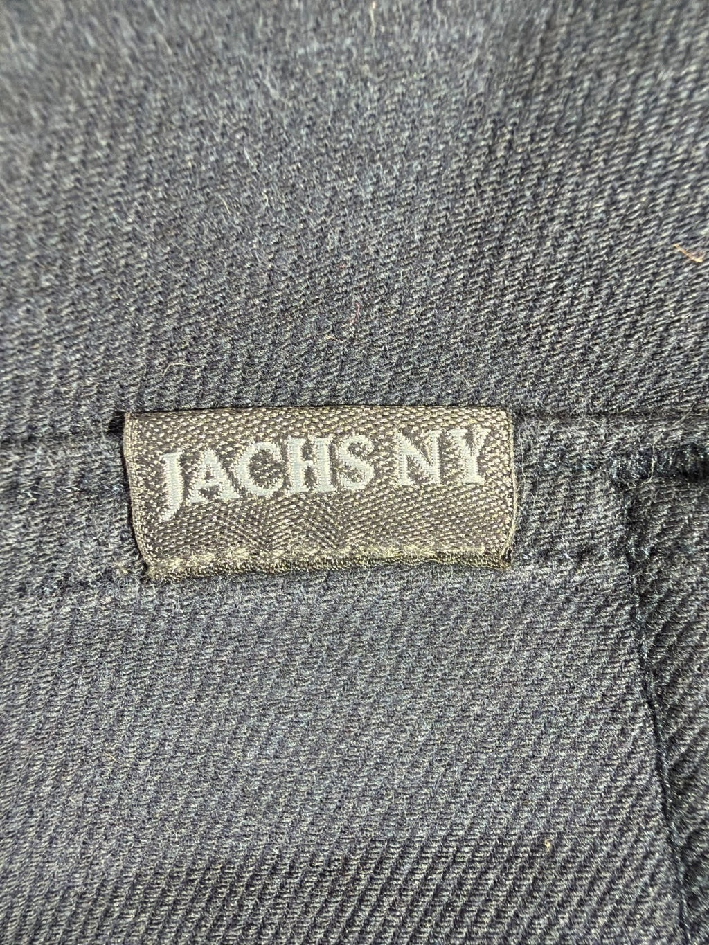 Jachs NY Men's Straight Fit 5-Pocket Pant 38x30 Navy Blue Stretch Twill Chino