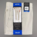 Banana Republic Commuter Flex Pant Men 36x29 Athletic Fit Tan Chino Twill New