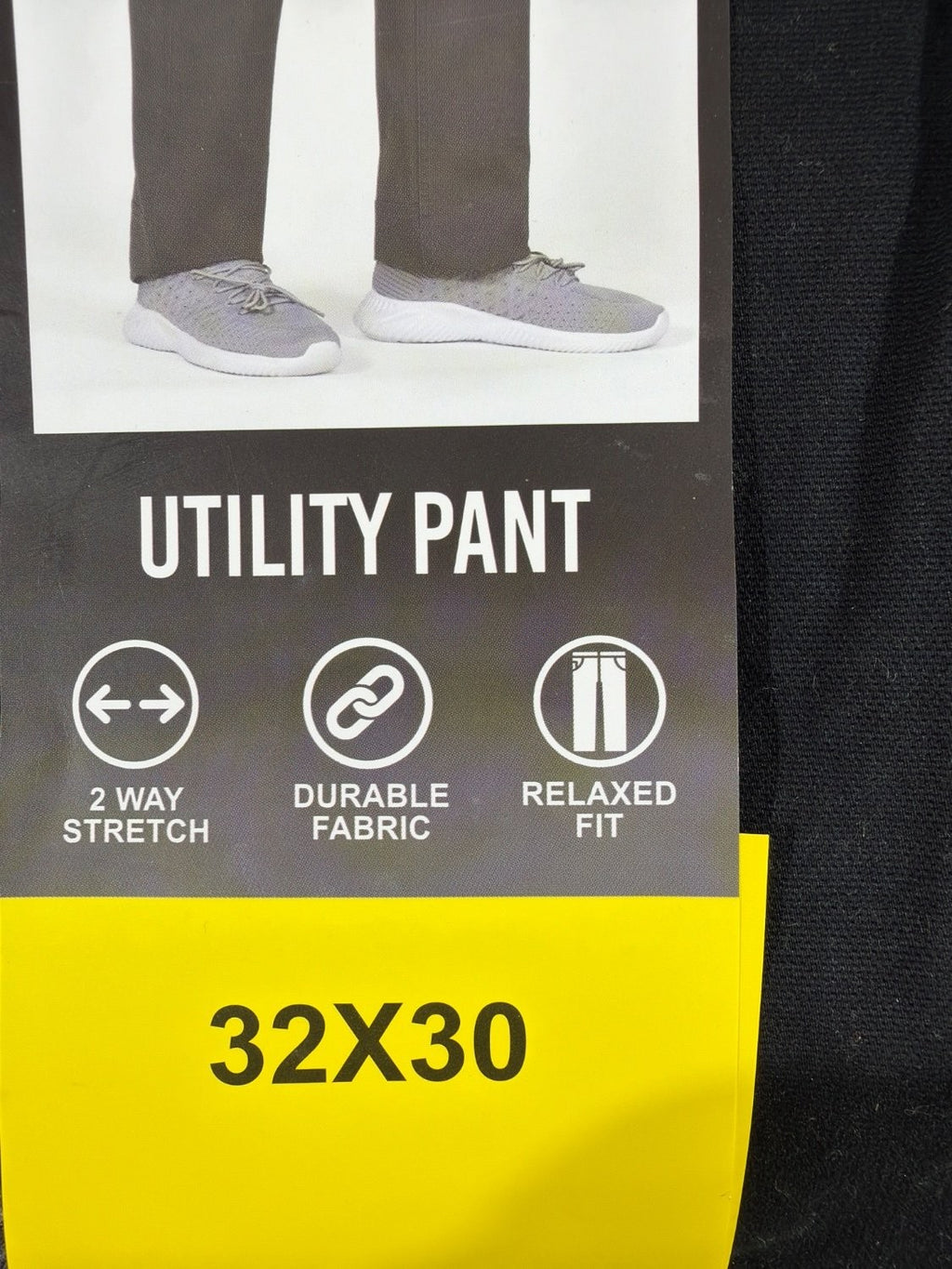 Colorado Clothing Men's Utility Pant 32x30 Black Relaxed Fit 2-Way Stretch New
