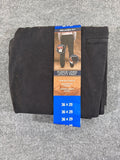 Weatherproof Vintage Men's Fleece Lined Utility Pant Canvas Relaxed Fit Black