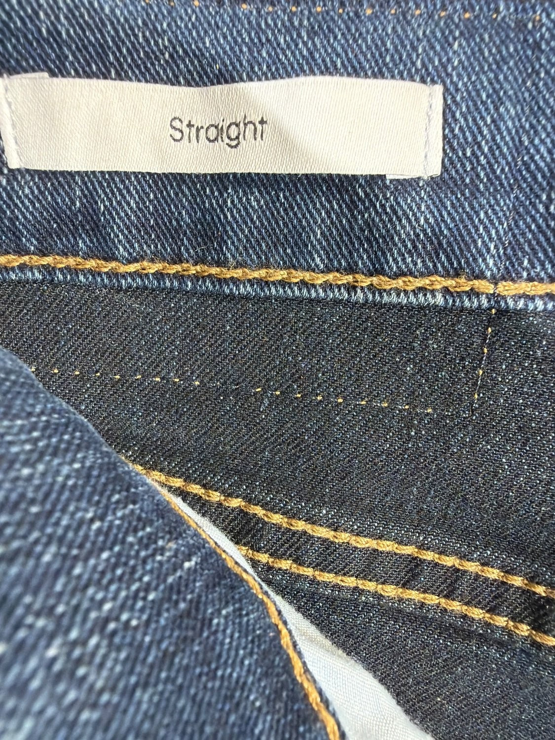 Calvin Klein Jeans Men's Straight Leg Blue Denim Jeans W32 x L32 Dark Wash EU 32
