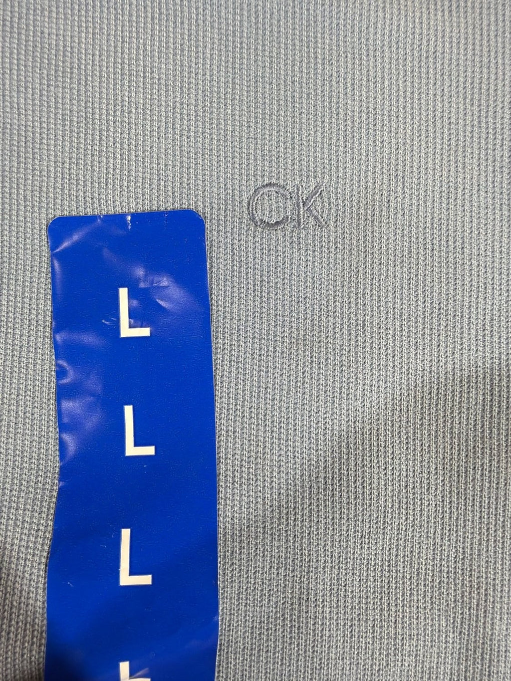 Calvin Klein Refined Knits Men L T-Shirt Crewneck Short Sleeve 40EO247 Blue New