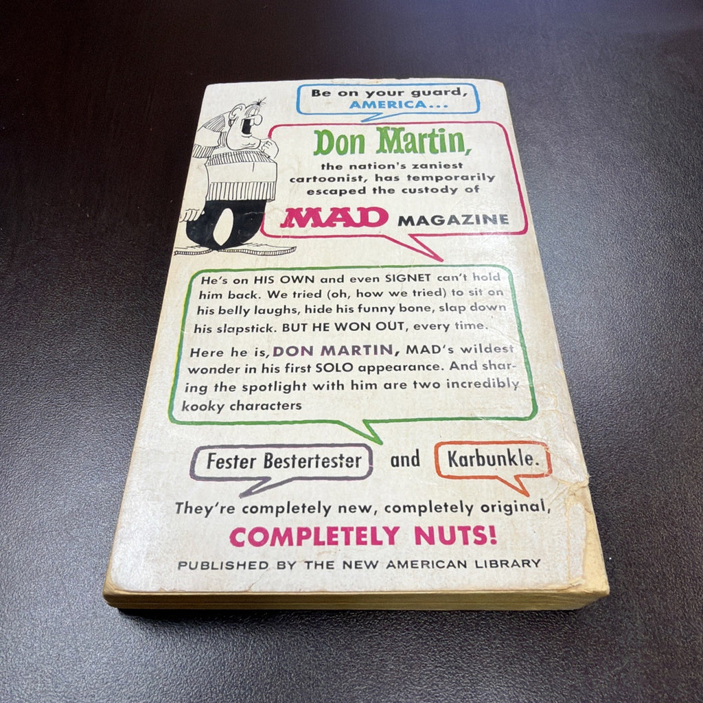 MAD'S Maddest Artist Don Martin Steps Out - A Signet Book 1964