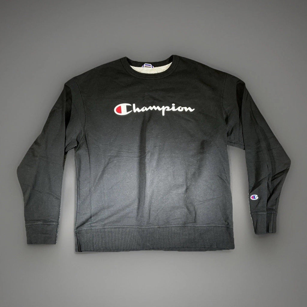 Champion Sweatshirt Men's XL Powerblend Logo Crewneck Black