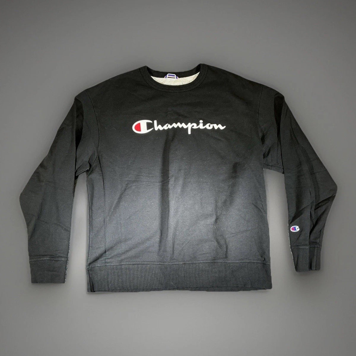 Champion Sweatshirt Men's XL Powerblend Logo Crewneck Black