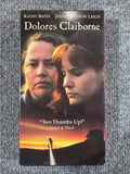 Vintage Dolores Claiborne VHS 1995 Stephen King Kathy Bates Thriller Movie NTSC