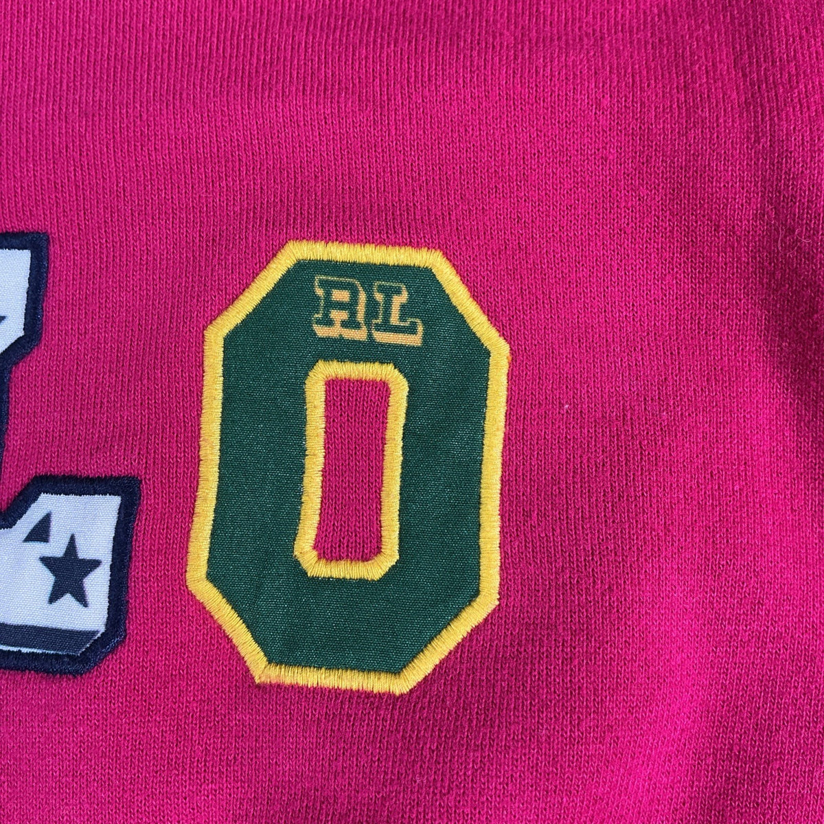 Polo Ralph Lauren Pink Logo Fleece Pullover Sweatshirt Girls Size LG 12-14 Urban