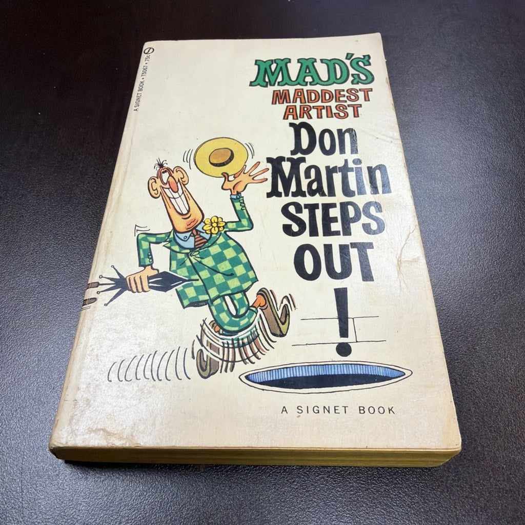 1962 DON MARTIN STEPS OUT Mad's Maddest Artist Signet Paperback Fisherman