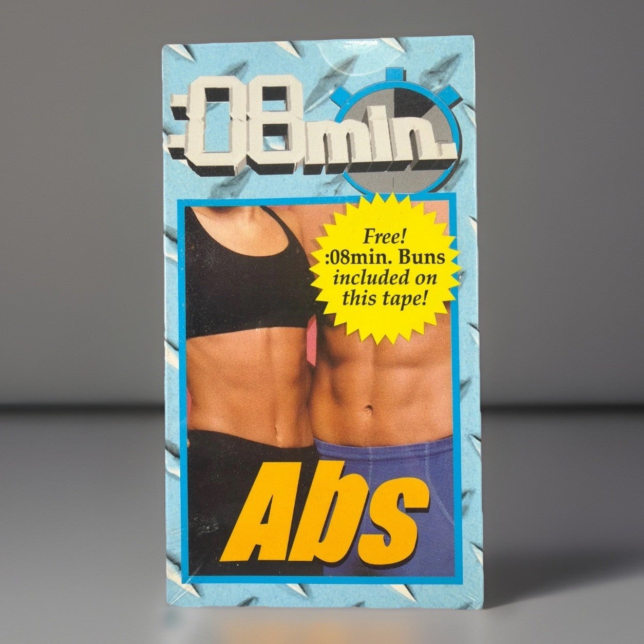 Vintage 8 Minute Abs Jaime Brenkus VHS 1994 Workout Tape 8 Minute Buns Bonus New
