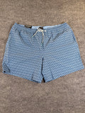 Bonobos Men's Swim Trunks 7 Inch Inseam XXL Blue Geometric 4-Way Stretch 1909795