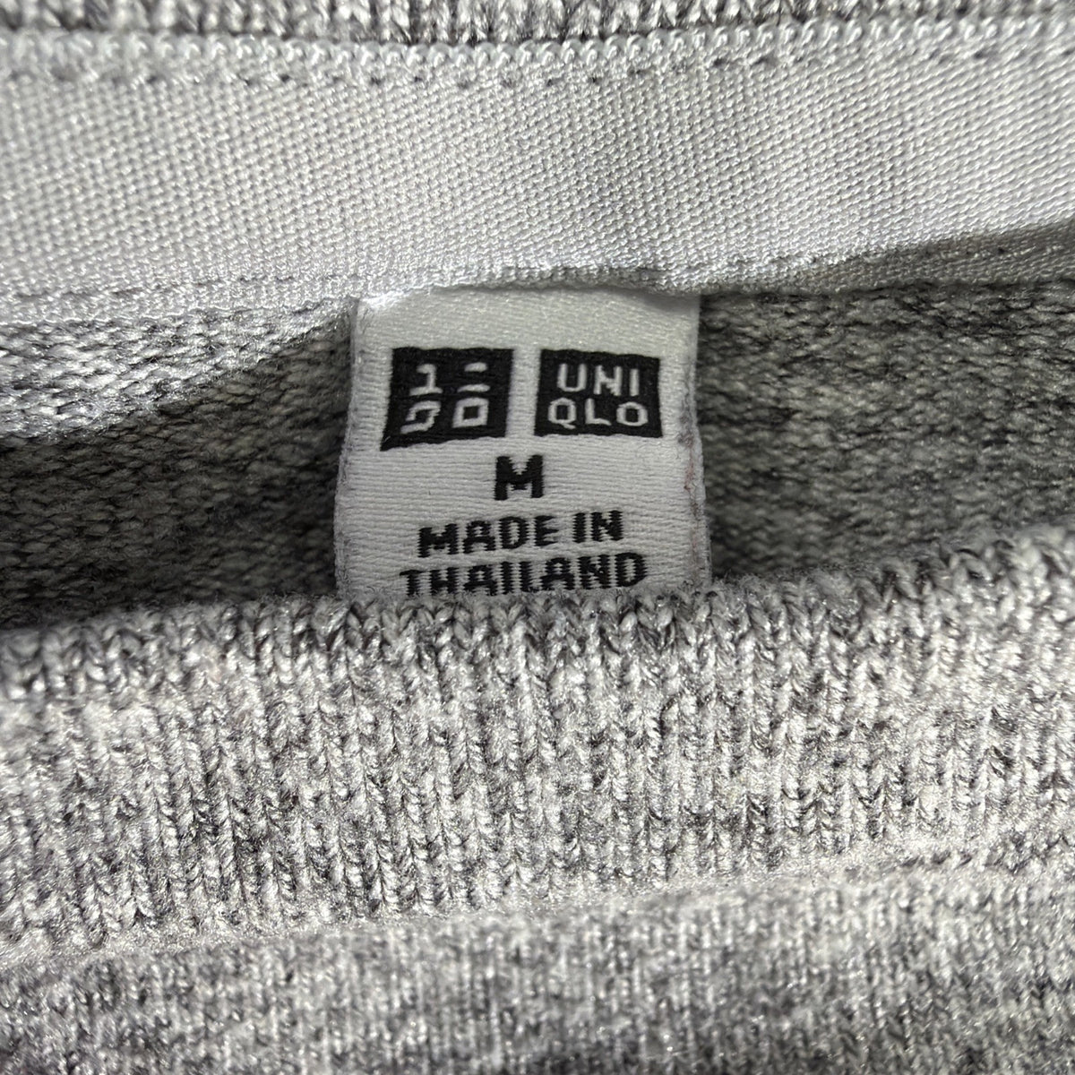 Uniqlo Women's Soft Knitted Fleece Crew Neck Long-Sleeve T-Shirt Gray Size M