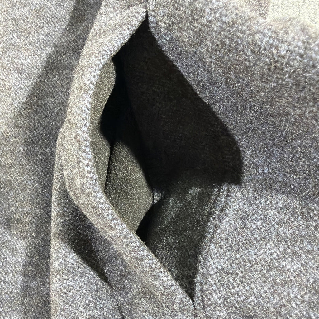 Jachs NY Heavy Knit Hoodie Men M Gray Pullover Cozy Stretch Sweatshirt