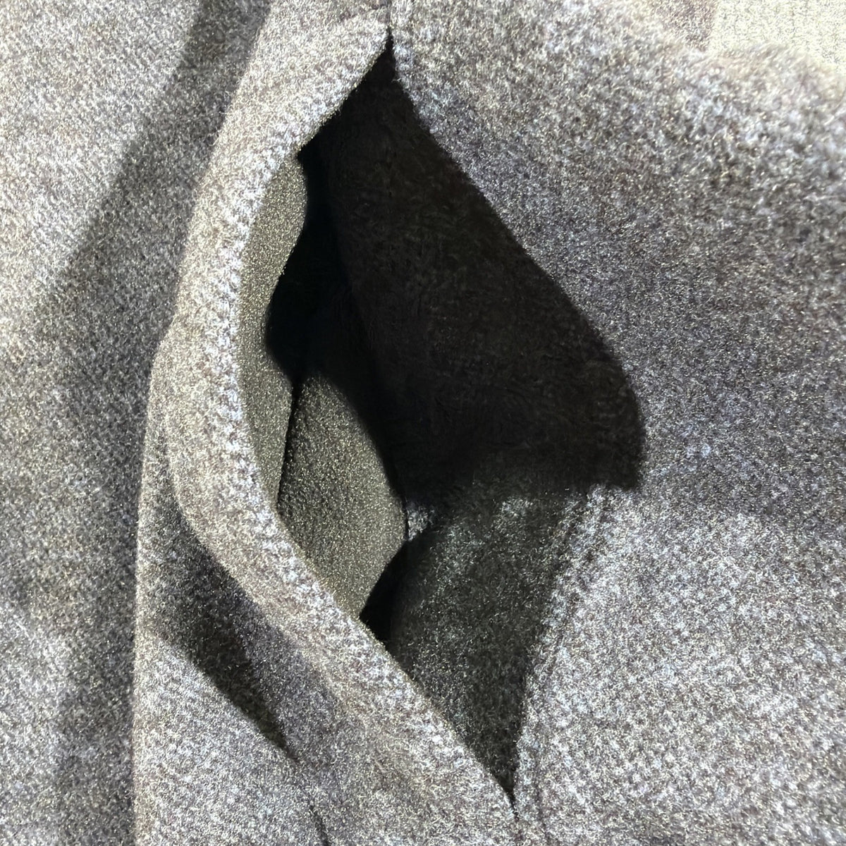 Jachs NY Heavy Knit Hoodie Men M Gray Pullover Cozy Stretch Sweatshirt