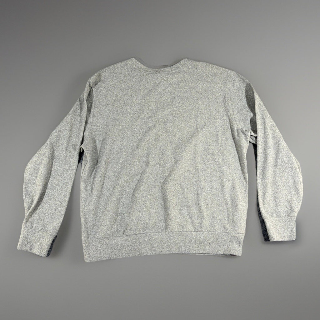 Uniqlo Women's Soft Knitted Fleece Crew Neck Long-Sleeve T-Shirt Gray Size M