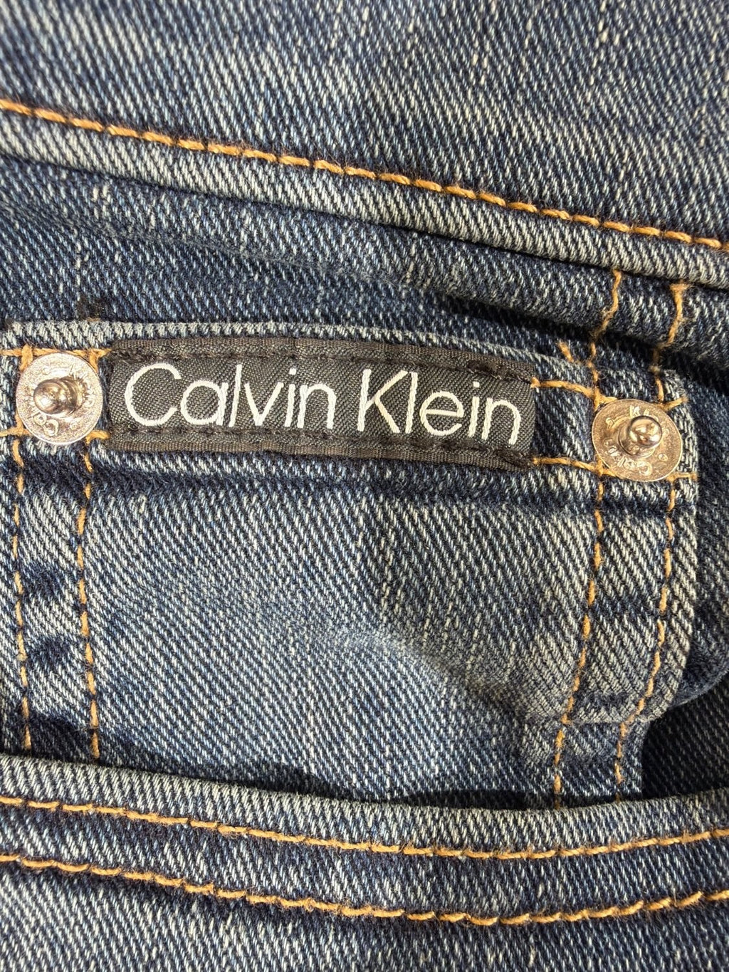 EU 32 Calvin Klein Jeans Men's Straight Leg Blue Denim Stretch Jeans 32x32
