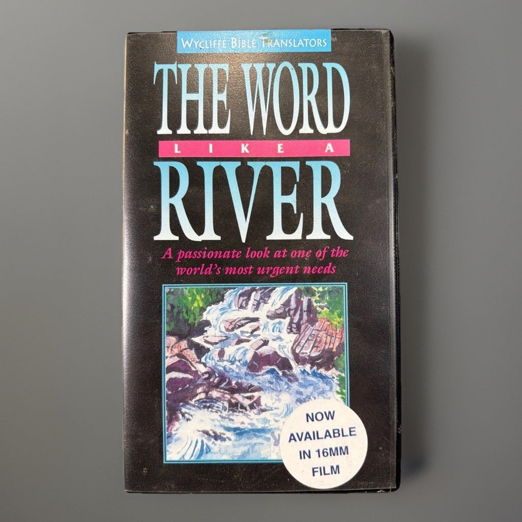 Vintage Wycliffe Bible Translators The Word Like a River VHS Documentary