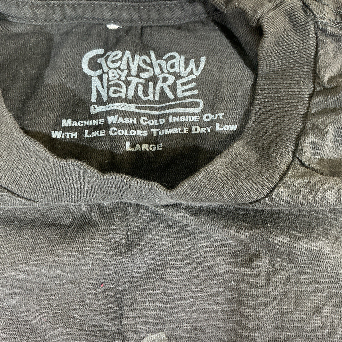 Crenshaw By Nature Graphic Print T-Shirt Orange Casual Mens Large