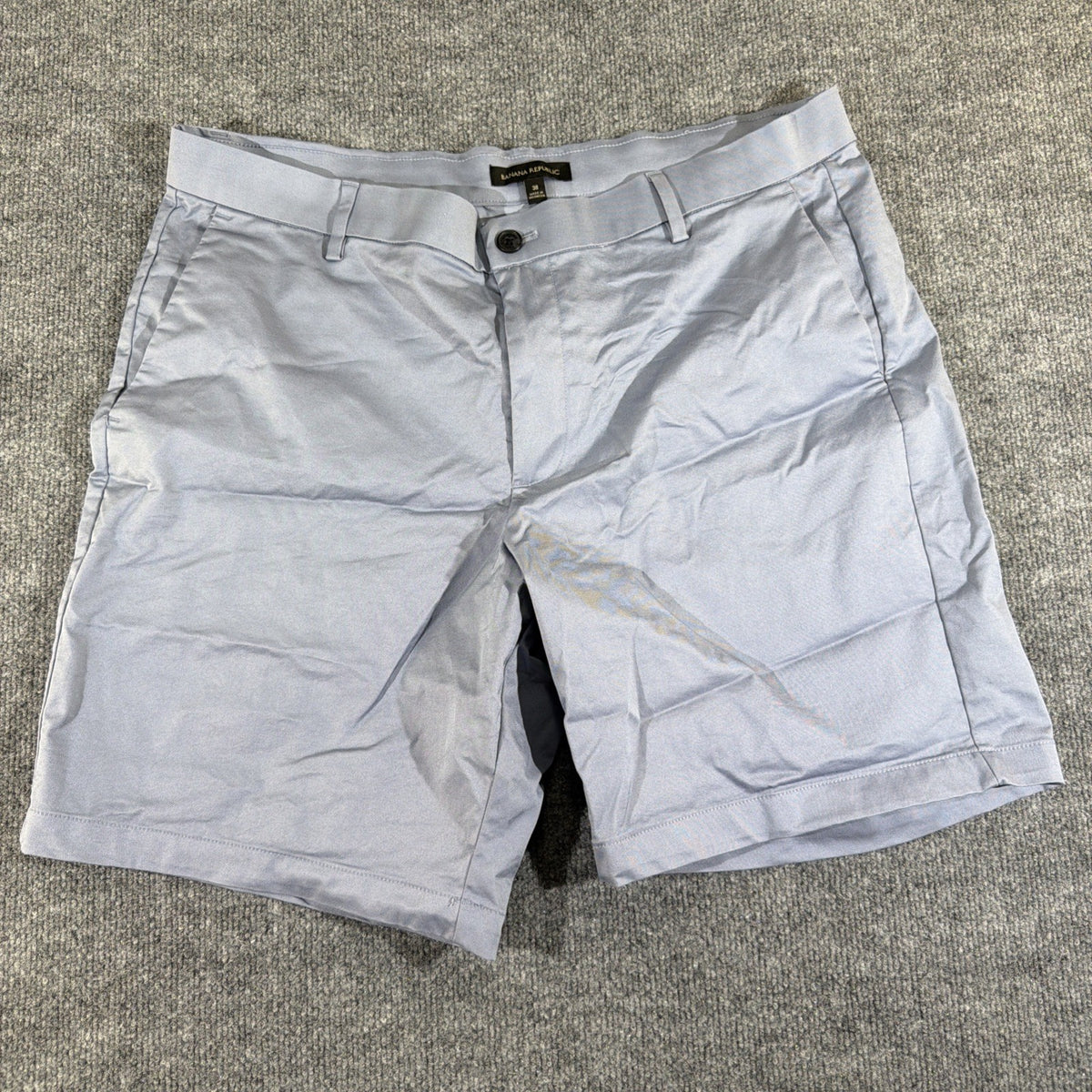 Banana Republic mens Aiden Shorts 38 Navy blue Preppy Casual Urban Design