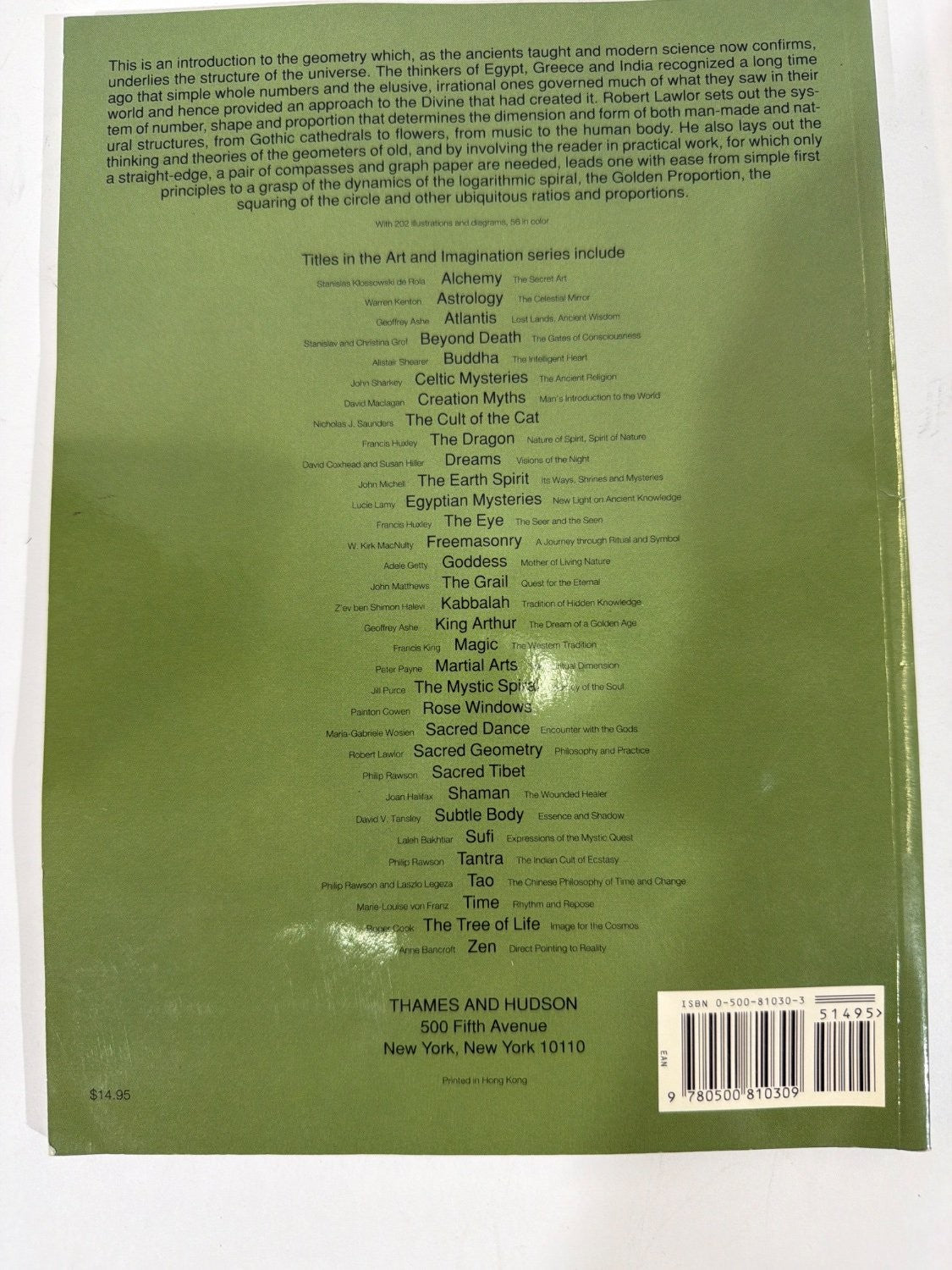 Robert Lawlor Sacred Geometry: Philosophy and Practice Paperback 1982
