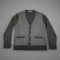 Banana Republic Men’s Cardigan Herringbone Pattern Size L Urban Collection