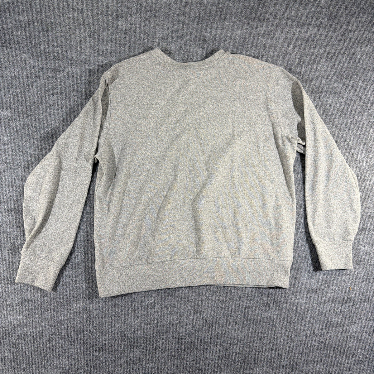 Uniqlo Women's Soft Knitted Fleece Crew Neck Long-Sleeve T-Shirt Gray Size M