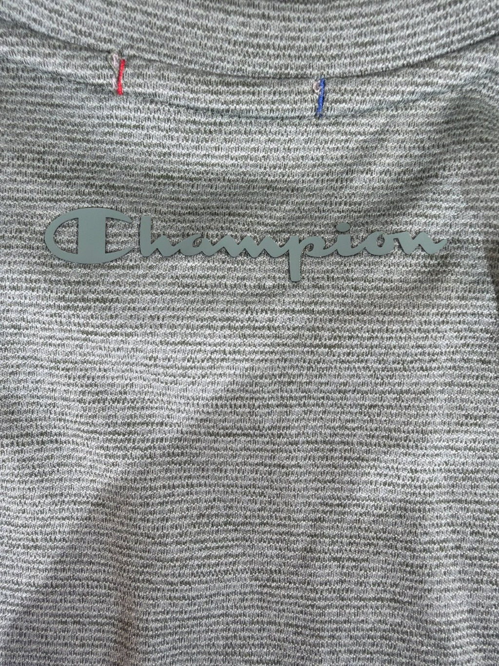 Champion Double Dry Men's T-Shirt Large L Gray Heather Moisture Wicking Athletic
