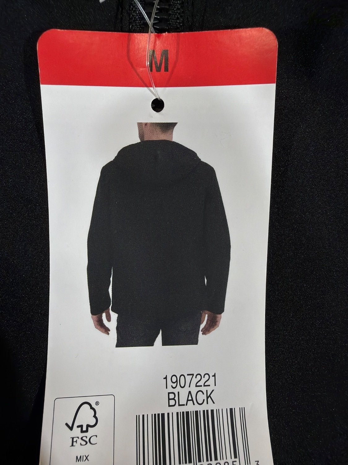 Dakine Men's Hooded Full-Zip Jacket M Black Water Wind Resistant Active Stretch