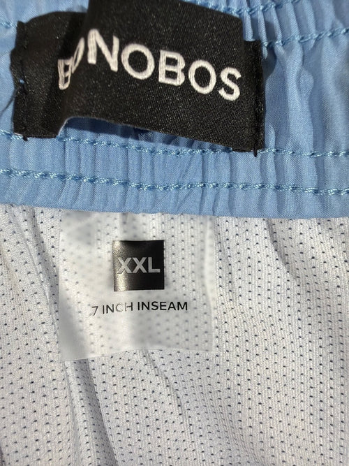 Bonobos Men's Swim Trunks 7 Inch Inseam XXL Blue Geometric 4-Way Stretch 1909795