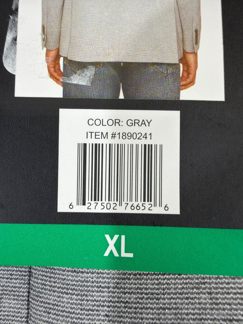 Kenneth Cole New York Knit Blazer Men XL Gray Stretch Washable Sport Coat