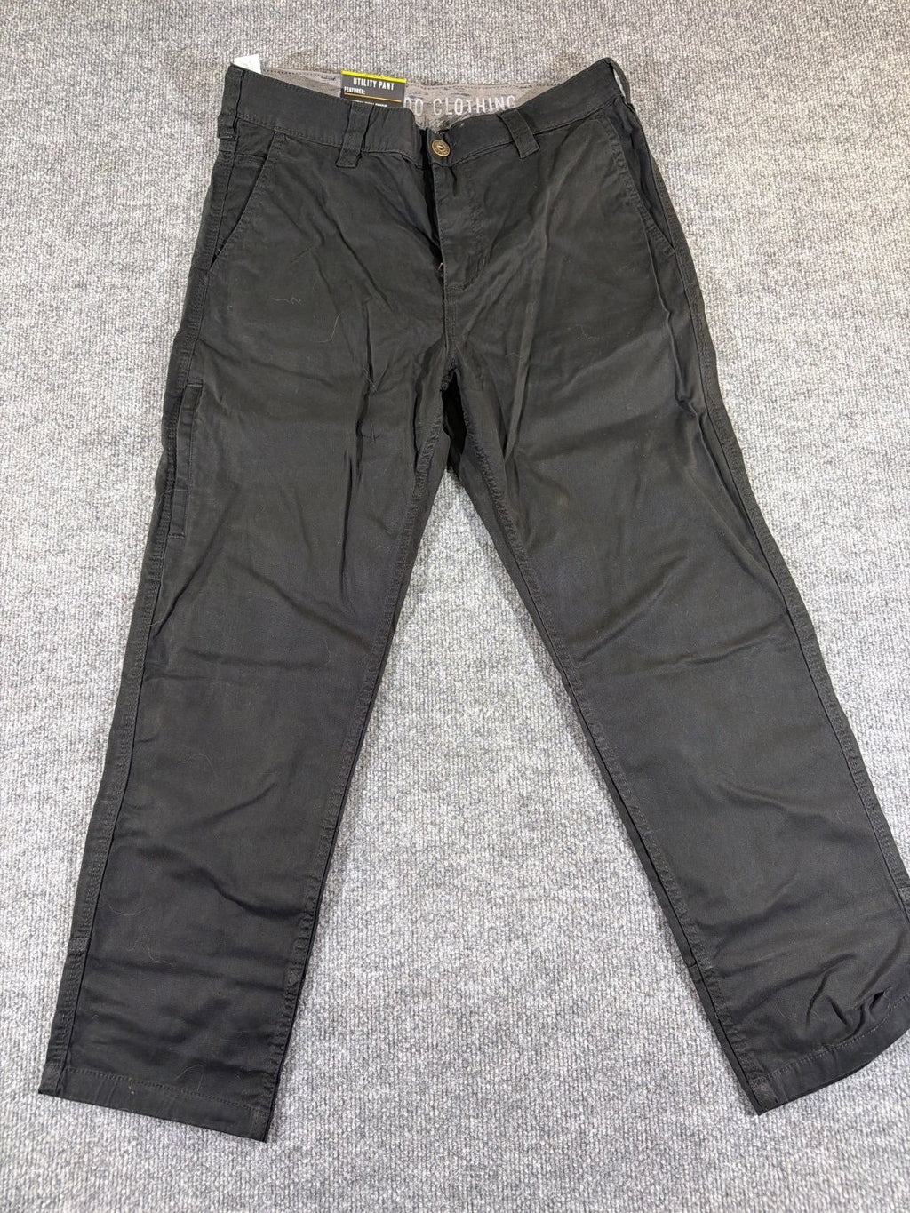 Colorado Clothing Men's Utility Pant 32 x 29 Black Stretch Twill Relaxed 1907258