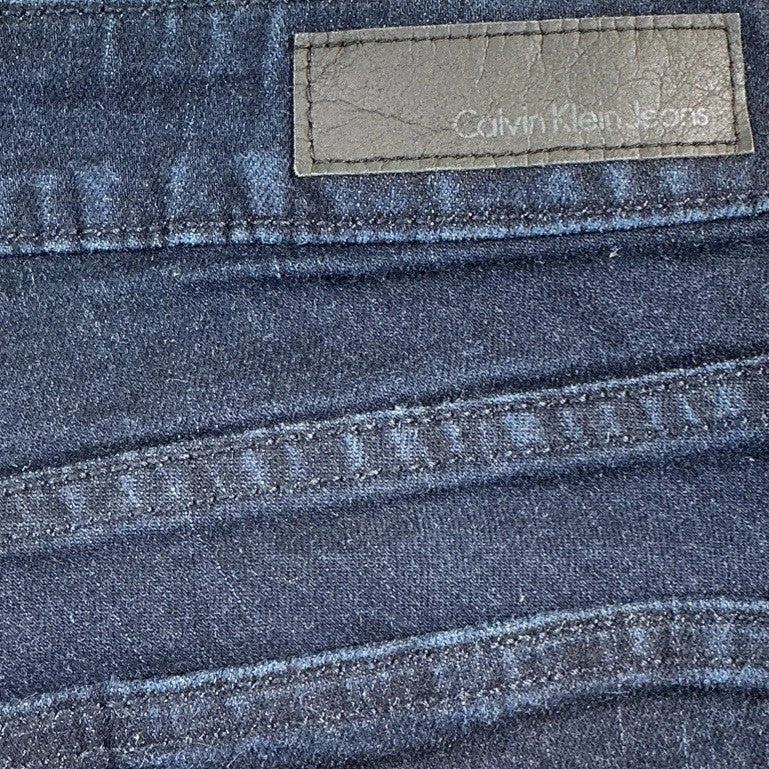 Calvin Klein Womens Ultimate Skinny Jeans Dark Wash 10X30