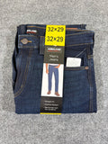 Kirkland Signature Mens Jeans 32x29 Straight Fit Comfort Stretch Denim Blue