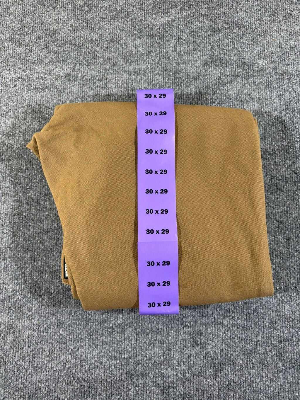 Caterpillar CAT Men's Fleece Lined Canvas Work Pants 30x29 Tan Insulated Stretch