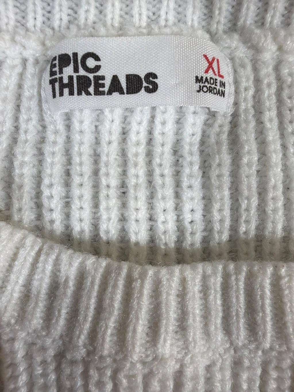 Epic Threads Girls XL Rainbow Striped Fuzzy Eyelash Knit Sweater Pastel Pullover