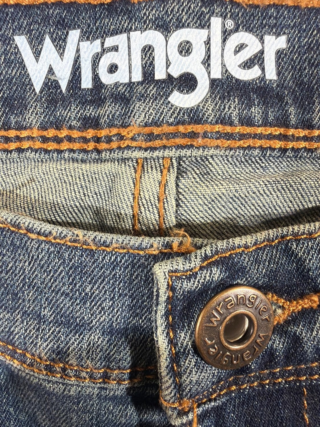 Wrangler Regular Fit Men's Jeans 34x32 Blue Stretch Denim NWT 1796601 Cotton