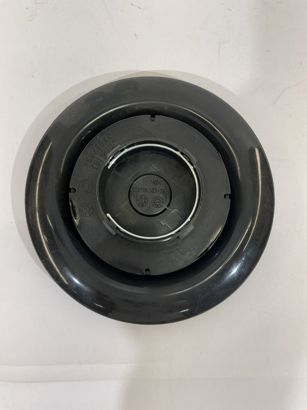 Rolls-Royce Wheel Center Cap Black Silver RR Logo 2018K183 Phantom Ghost Wraith