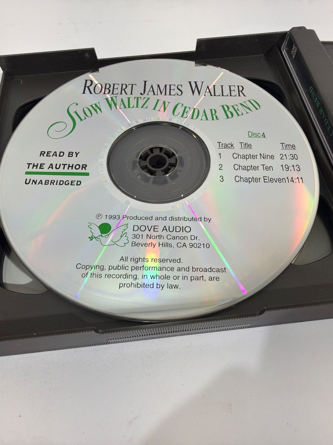 Robert James Waller Slow Waltz in Cedar Bend Audio CD 1993