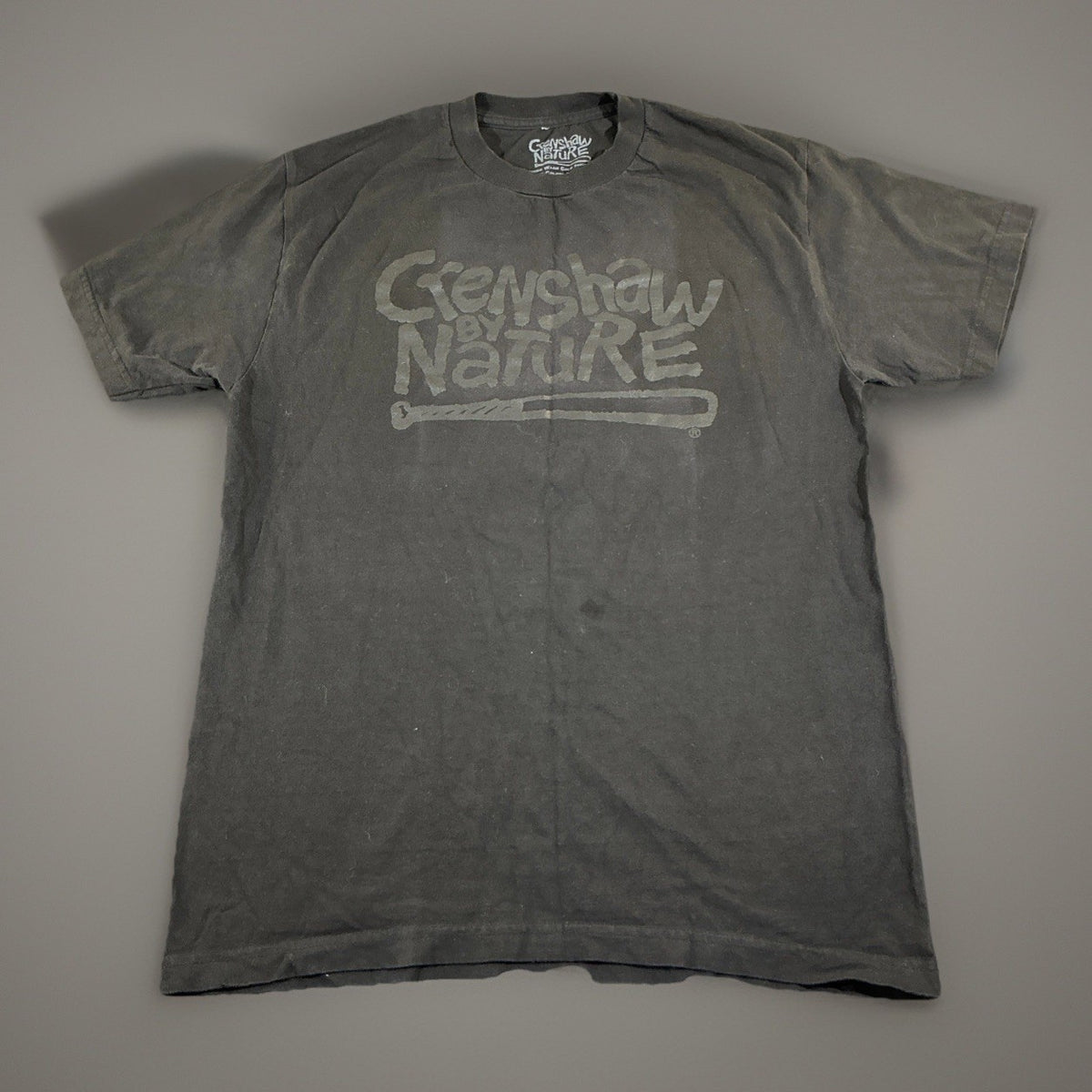 Crenshaw By Nature Graphic Print T-Shirt Orange Casual Mens Large
